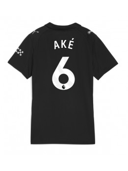 Manchester City Nathan Ake #6 Replika Borta Kläder Dam 2025-26 Kortärmad